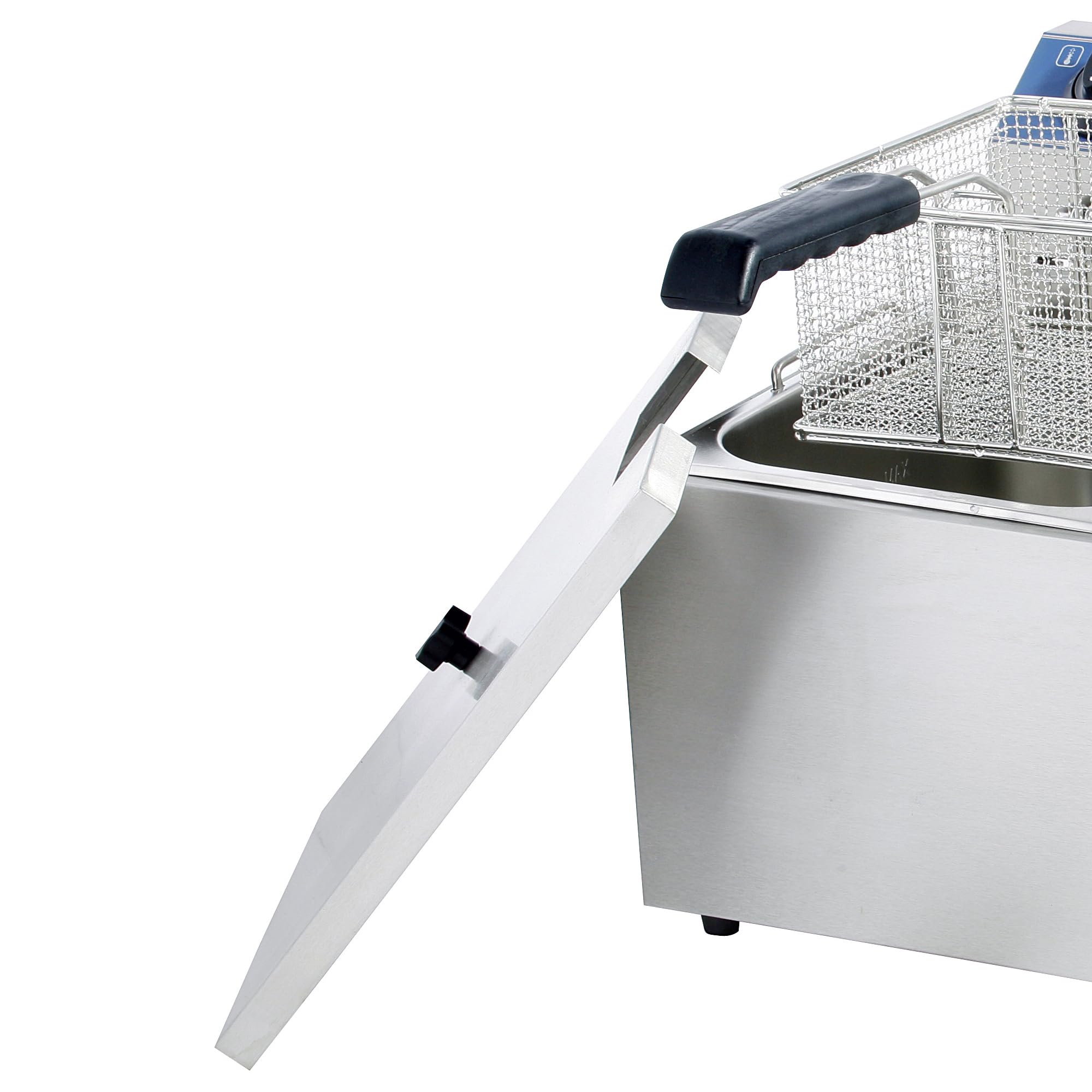 MBH – Freidora WORLDMAI eléctrica de sobremesa profesional de 6 litros. Freidora en acero inoxidable para cocina industrial de bar, restaurante y hostelería.