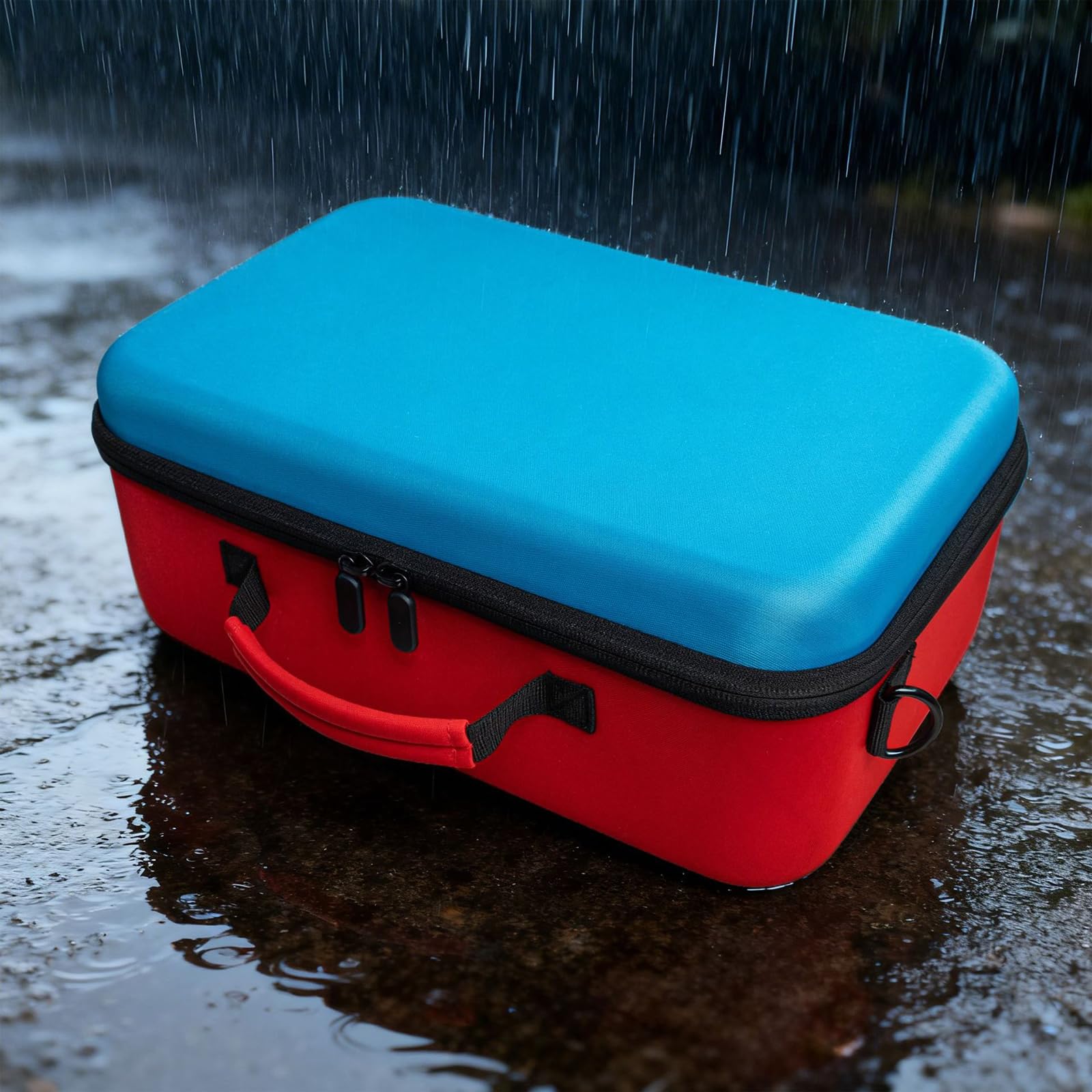 Porta carte portatile con custodia, grande | Design in schiuma e resistente agli urti con custodia trasparente per il trasporto di carte, regali da collezione