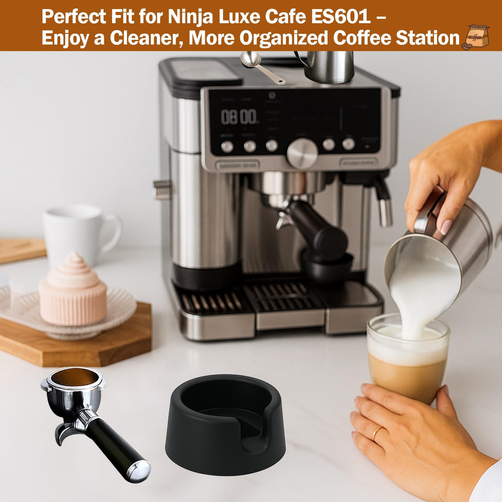 Amazon.com: Palksky Espresso Tamping Station Compatible with Ninja