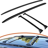 Posris Roof Rack Cross Bars & Side Rails for 2016-2022 Honda Pilot - 165 lbs Capacity, Aerodynamic Aluminum for Kayaks, Bikes, Cargo