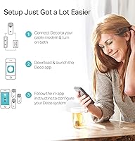 Vista 6 de TP-Link Deco S4 Whole Home Mesh WiFi System - Up to 2,000 Sq.ft. Coverage, AC1900 WiFi Router/Extender Replacement, Gigabit Ports, Deco S4(1-Pack)