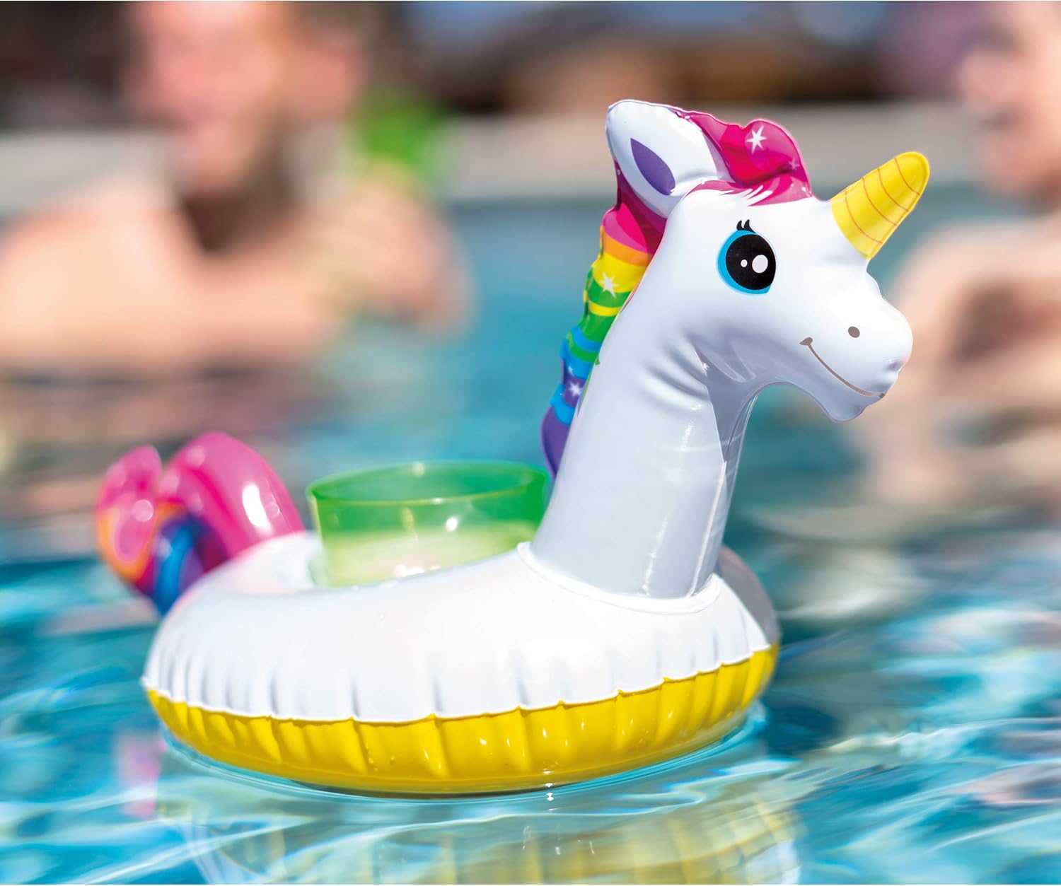 Intex Floating Unicorn Inflatable Drink Holders, 3-Pack