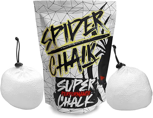 Miniatura 2 de SPIDER CHALK Paquete de 2 bolas de tiza de escalada recargables, 3 onzas cada una, tiza prémium de grado de laboratorio para levantamiento de pesas,