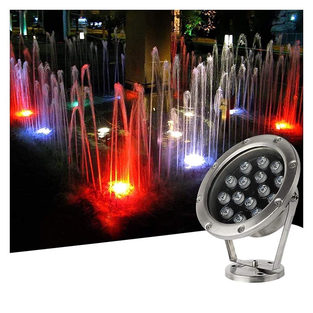 Spot de piscine LED 24V IP68 en acier inoxydable pour éclairage sous-marin de bassin
