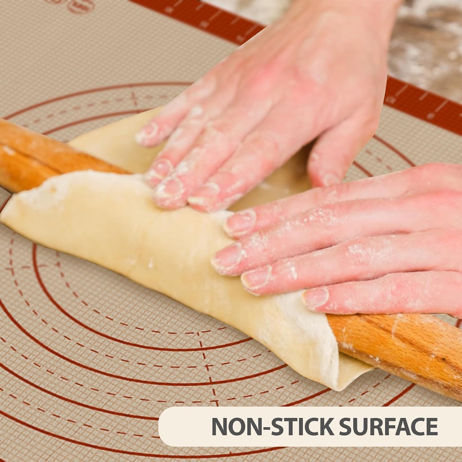 24" x 16" Silicone Baking Mat with Measurement Guides