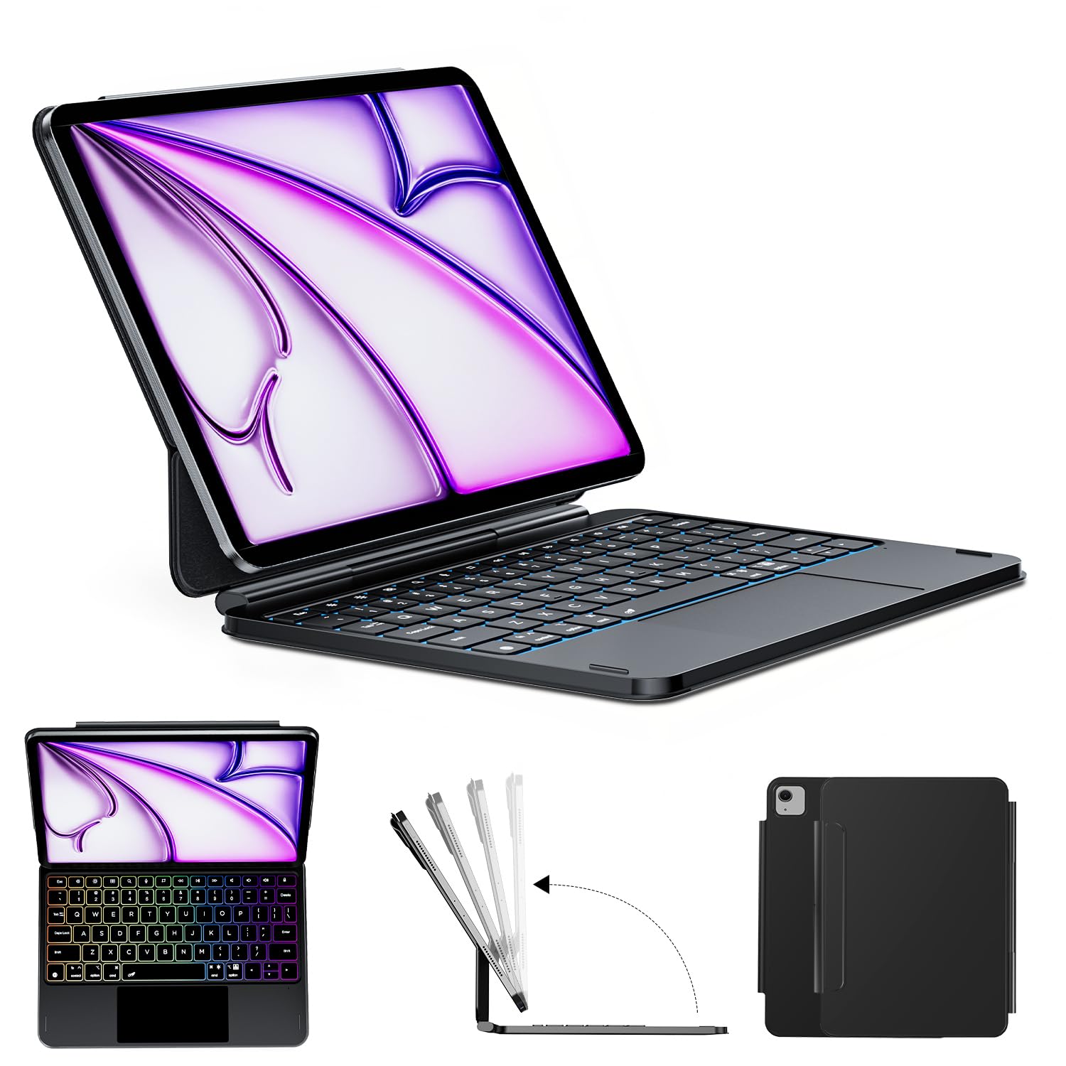 パソコン iPad Air Amazon.com: ORDA iPad Air 11-inch Case with Keyboard(M3/2025,M2