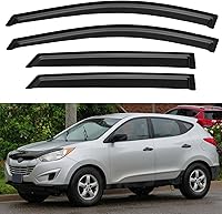 Vista 15 de Visores para ventanas y protectores contra la lluvia para Ford Fusion 2013, 2014, 2015, 2016, 2017, 2018, 2019, 2020, Deflectores de viento