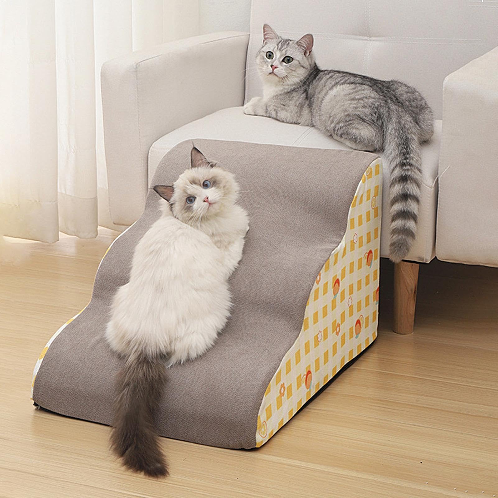 per cani di animali domestici – Livelli di schiuma, per cani alti e animali domestici, per gatti, gattini, cuccioli, comoda per arrampicarsi