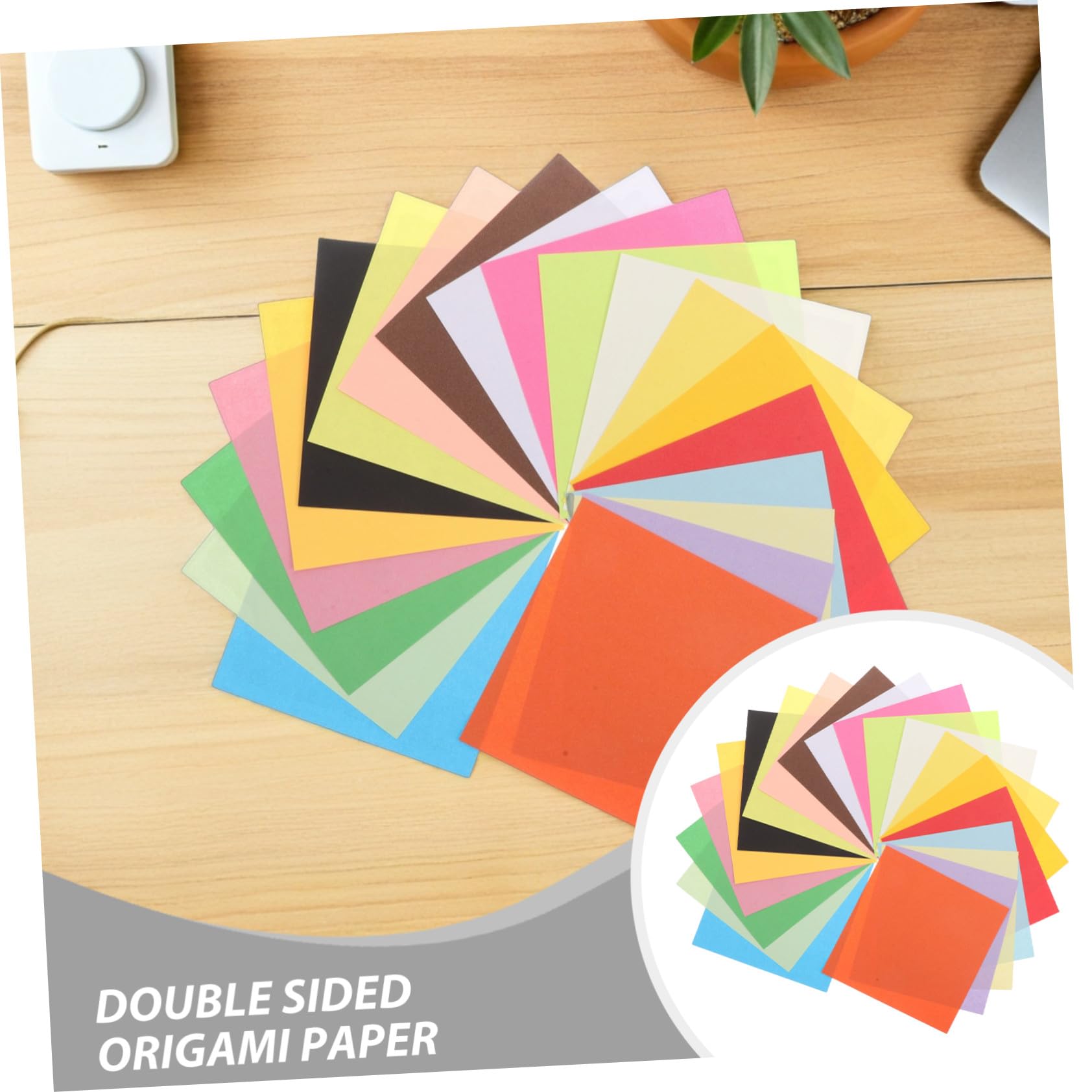 Papel de Origami para Niños 600 Hojas Cuadradas para Manualidades