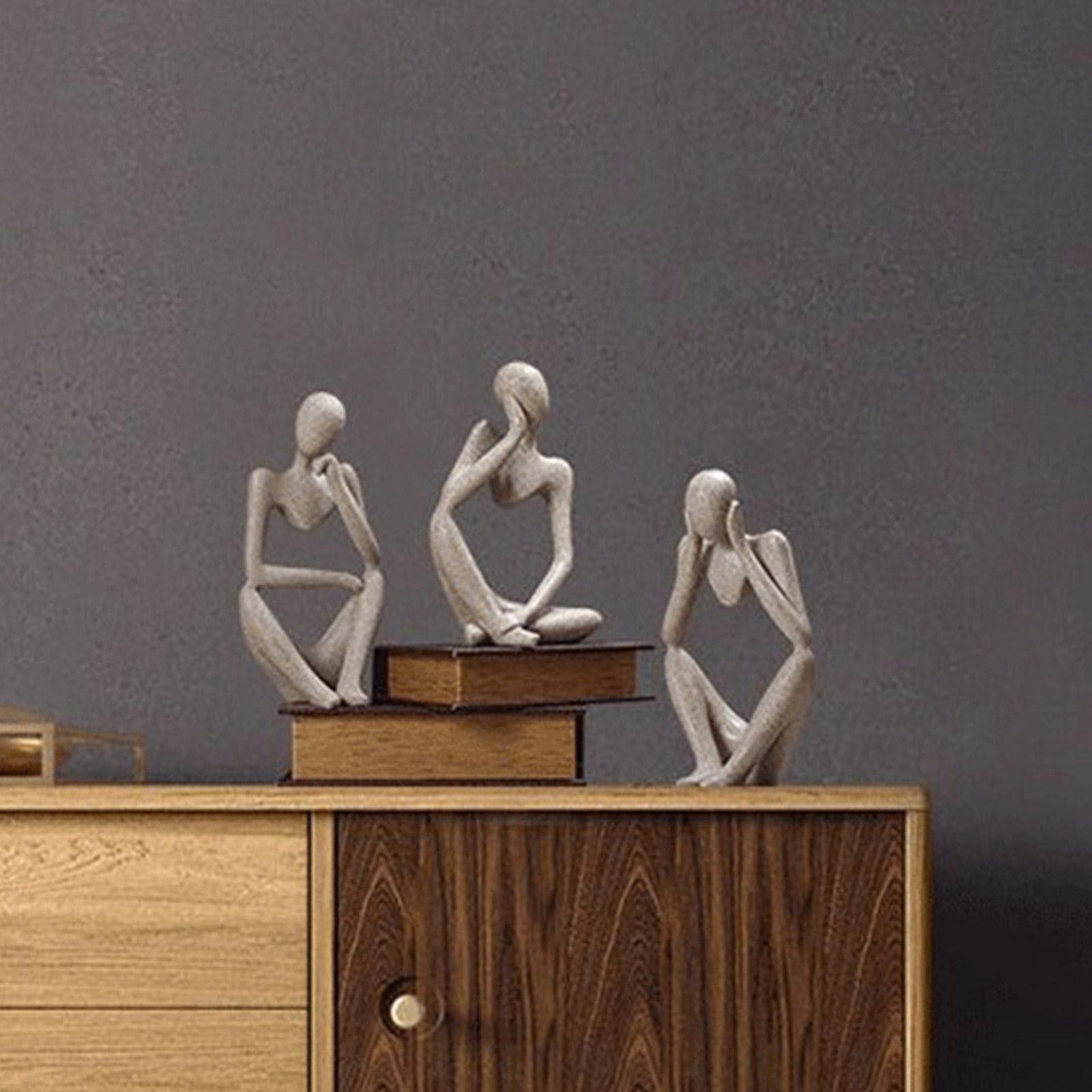 Amazon.co.jp: 抽象彫刻 | 家の装飾のための抽象的な彫刻の樹脂の彫像