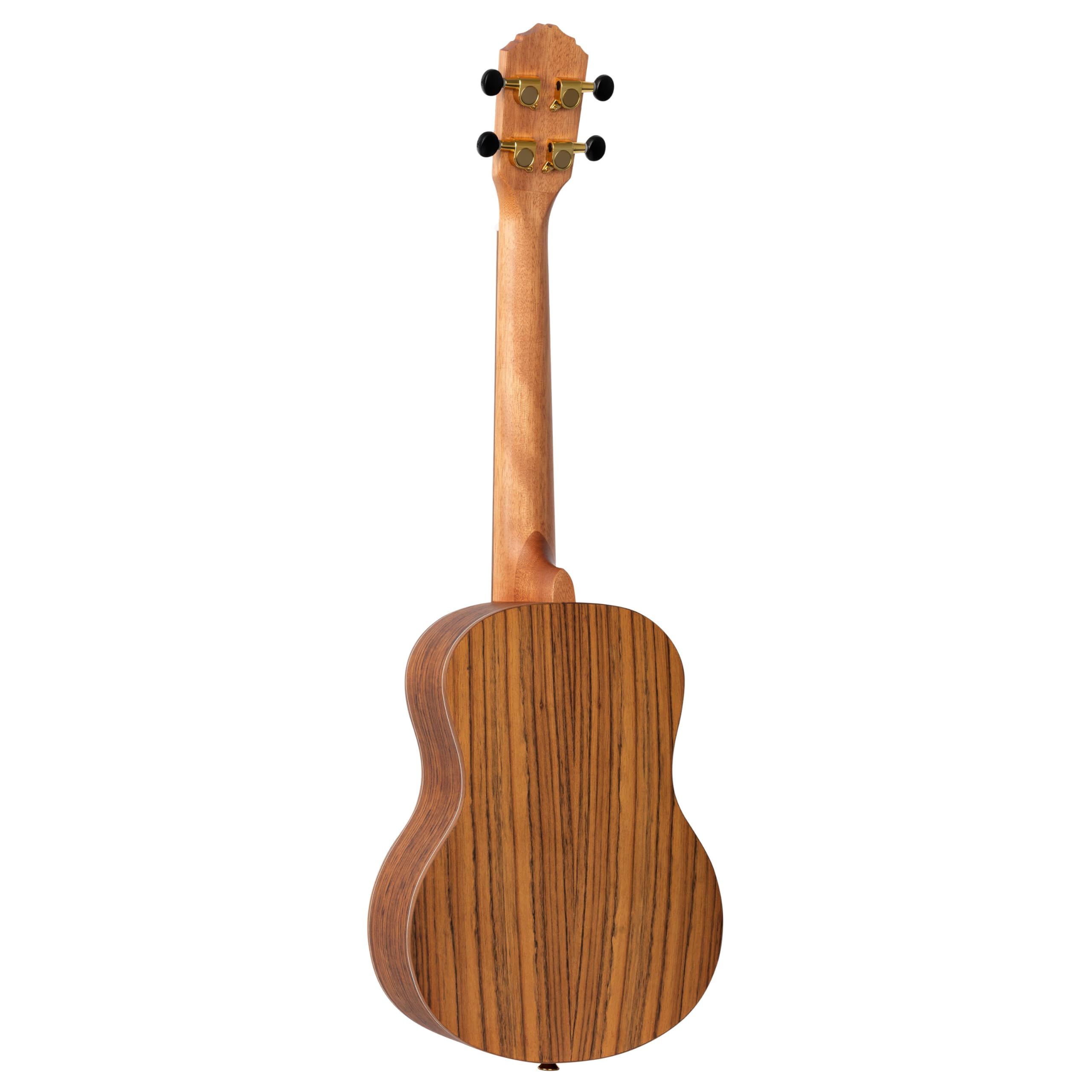 Ortega Guitars Ukulele Tenore Acustico – Timber Series – Gig Bag Inclusa – Cedro / Noce, Natural (RUTI-TE)