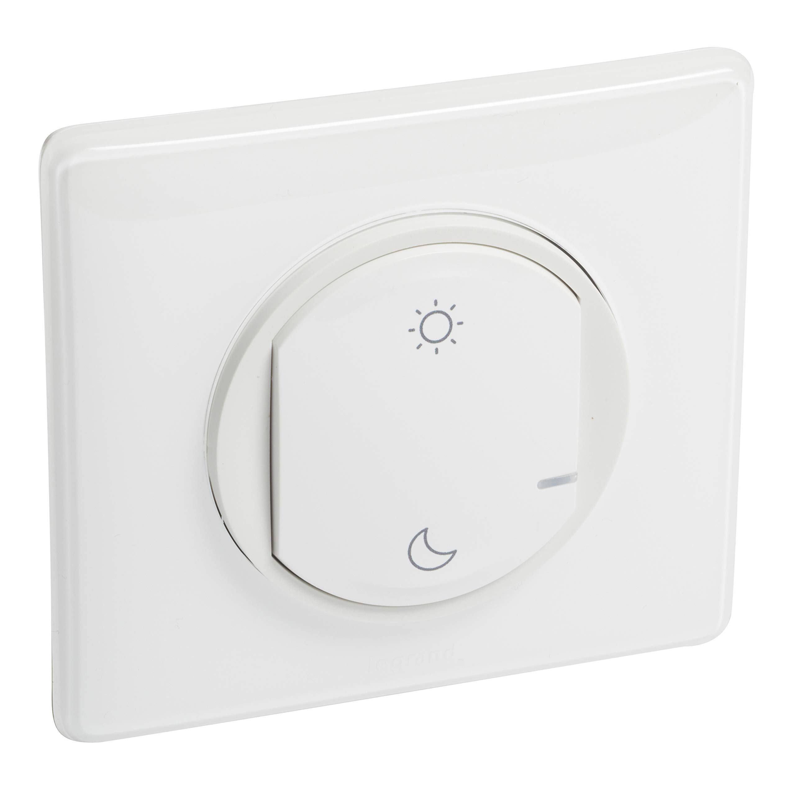 Legrand Kabellose Steuerung zum Aufstellen von Lichtern, Rollläden und angeschlossenen Steckdosen – für vernetzte Installation Céliane mit Netatmo komplett – Finish Weiß – 199167