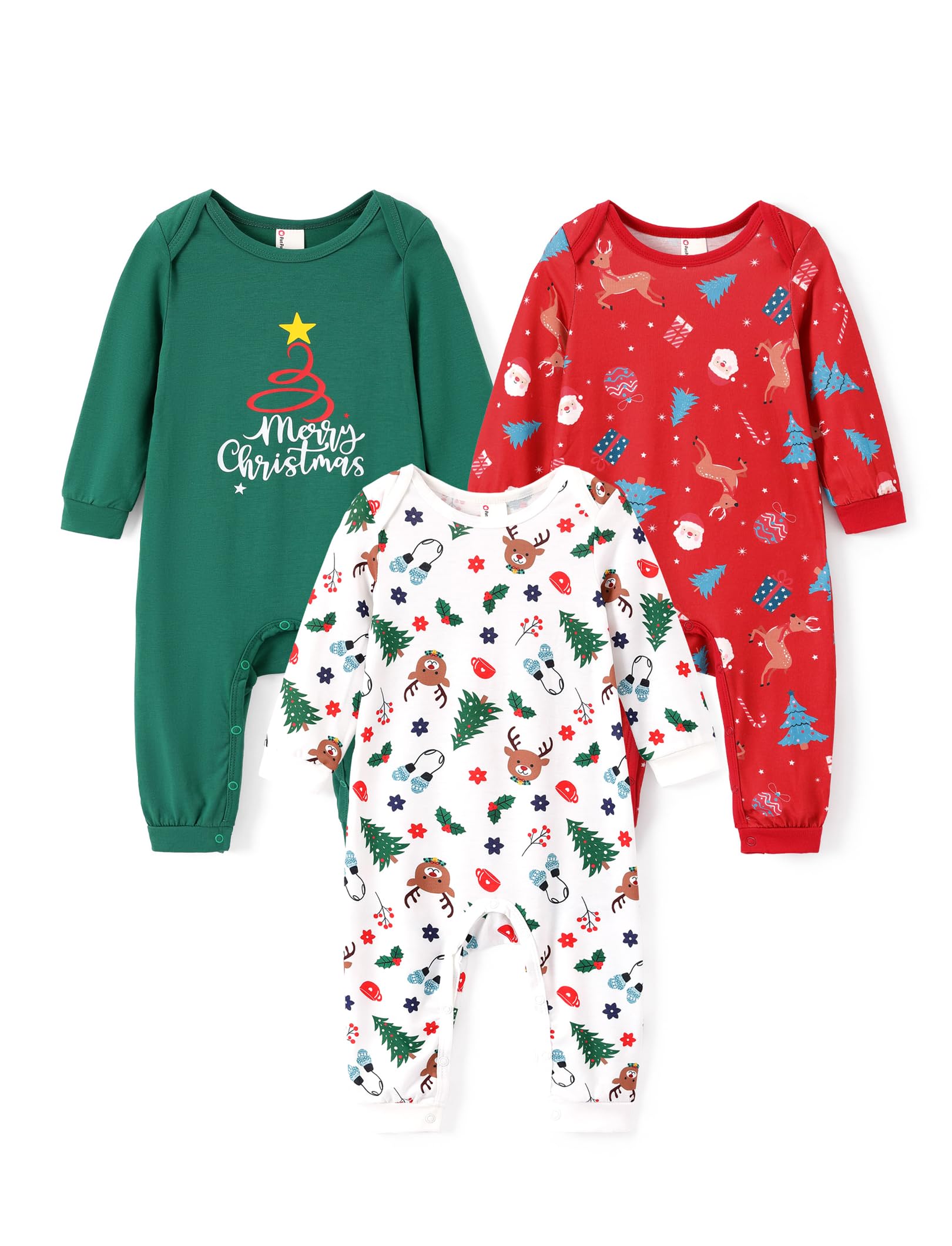 PATPAT Pagliaccetti per Bambino Cotone Morbido con Maniche Lunghe e Senza Piedi, Onesie Neonato Personalizzati per Maschi e Femmine, Tutine Neonato 0-3 Mesi, Body Lungo, Regalo Neonato Maschio