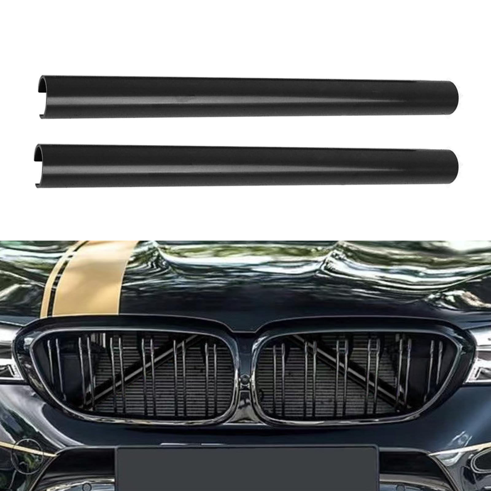 Inserti Griglia Anteriore WANGAIDCE Per BMW X3 (G45) 2024 | Kit 3 Pezzi Colorati | Sport E Look Personalizzato | ABS Resistente