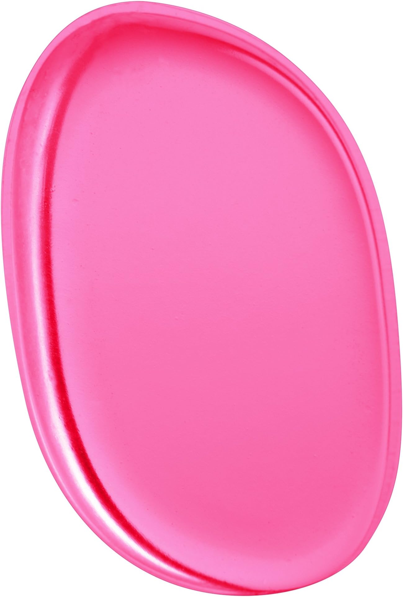 Premium Silicone Makeup Applicator Sponge - Cosmetic Blender for Even Application of Primer, Concealer, Foundation, Highlighter - Silisponge Alternative, Latex-Free. (Pink)