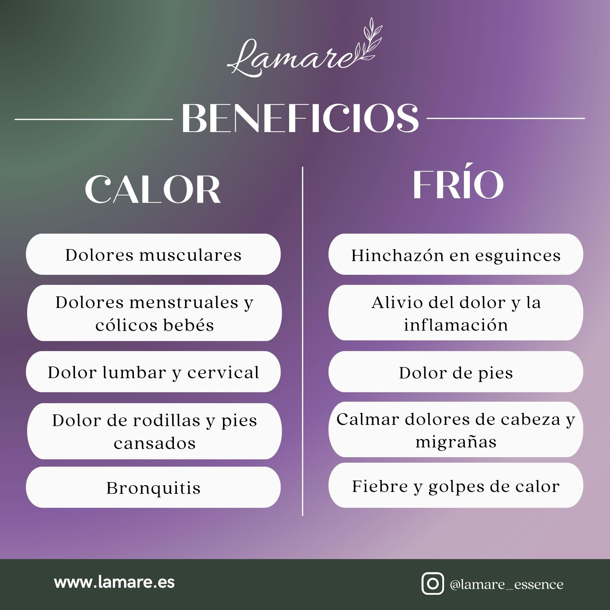 LAMARE Saco Semillas Microondas de Trigo y Lavanda 48 x 15 cm Funda Lavable 100% Algodón - Cojín Térmico Para Cervicales y Terapia Frío y Calor. Saco de Semillas Para Microondas. Lavanda Estampado.