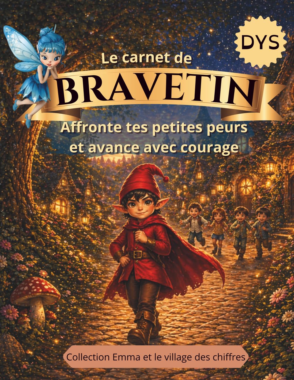 Le carnet de Bravetin : Aider son enfant à dépasser ses peurs et développer son courage: Un carnet d’activités doux pour aider les enfants à avancer ... leur rythme (Emma et le Village des Chiffres)