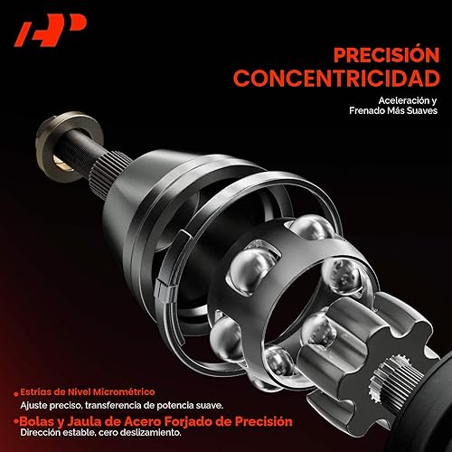 Miniatura 5 de A-Premium Par (2) Conjunto de eje de eje delantero CV compatible con Toyota Corolla 2009-2018, Matrix 2003-2013 y Pontiac Vibe 2003-2010, L4 1.8L