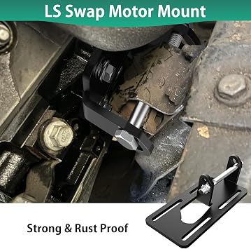 LS Swap Motor Mount Compatible with 1973-1998 Square Body / OBS Chevy GMC Truck 2WD,4WD LS Engine Swap Mount Adjustable Swap Motor Conversion Bracket for C10 C/K 1500