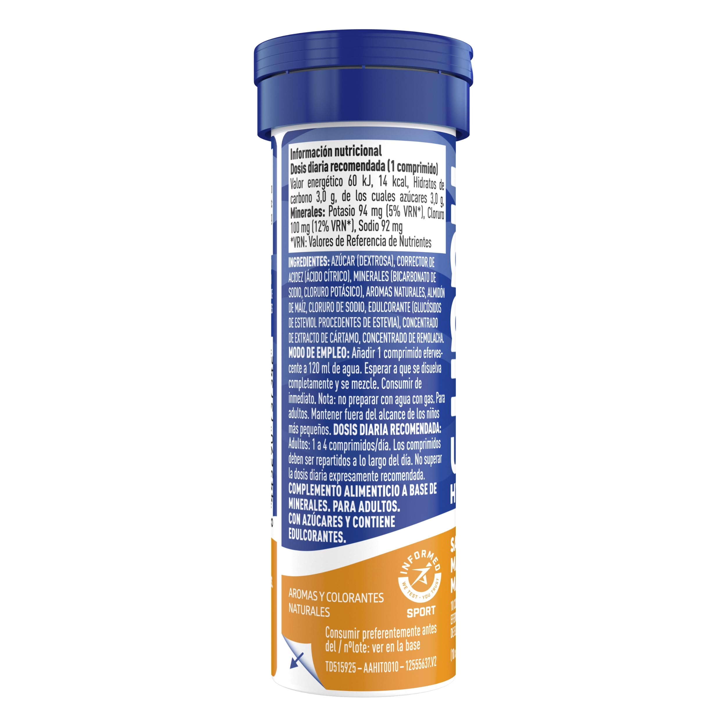 Nuun ULTRA Mango Comprimidos Efervescentes con Electrólitos y Vitamina C, Contribuye a una Óptima Hidratación y Funcionamiento del Sistema Inmune, 1 Tubo con 10 Tabletas Efervescentes
