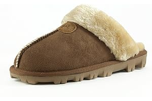 Womens Slip-On Faux Fur Warm Winter Mules: Your Cozy Companions for Chilly Days