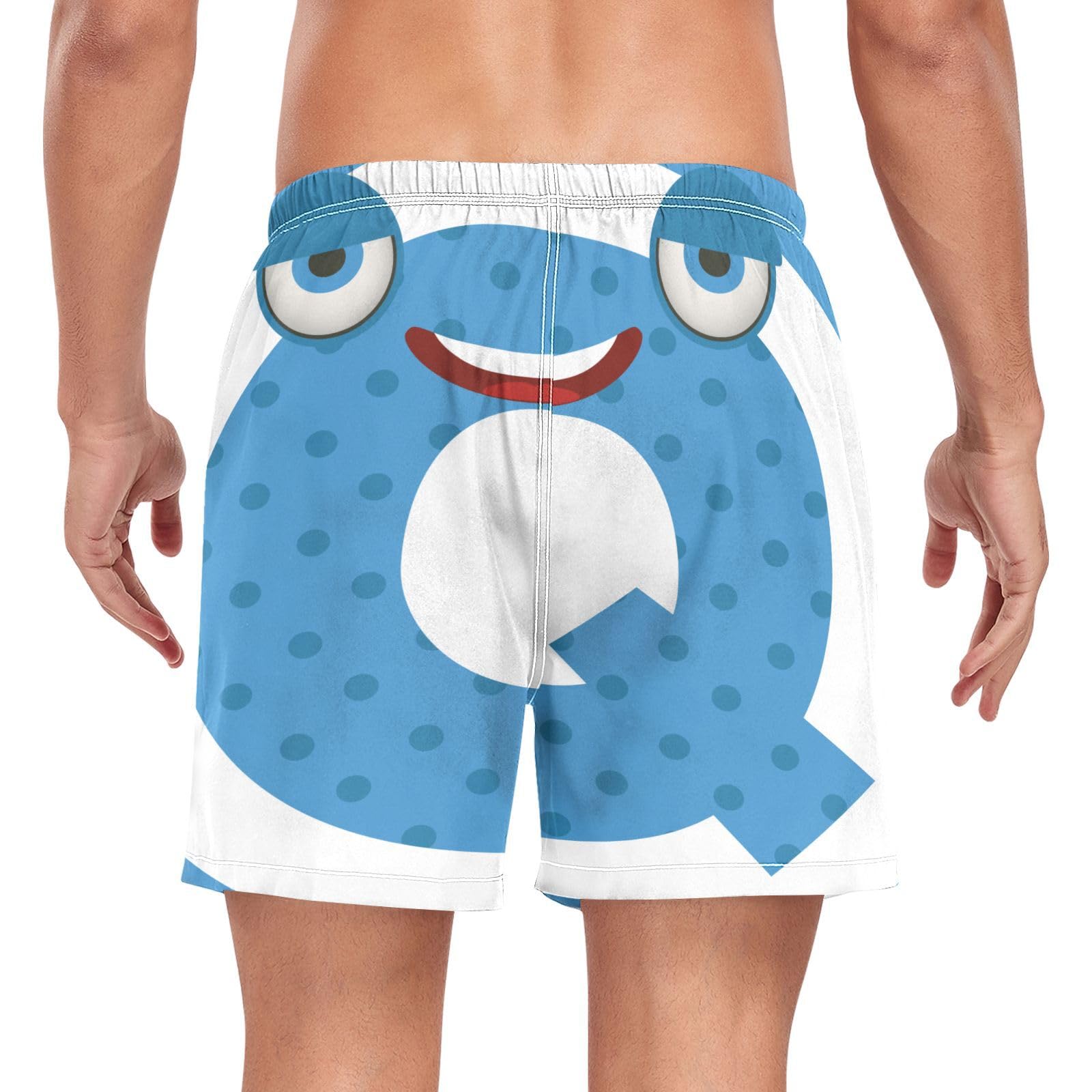 Yuiboo QMen Beach Shorts Men Double Layer Workout Shorts with Compression Liner and Pockets Beachwear Lightweight Multi