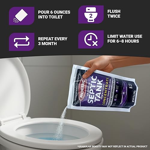 Miniatura 3 de Tratamiento de tanque séptico de Roebic Laboratories, Inc., K-37-Bag