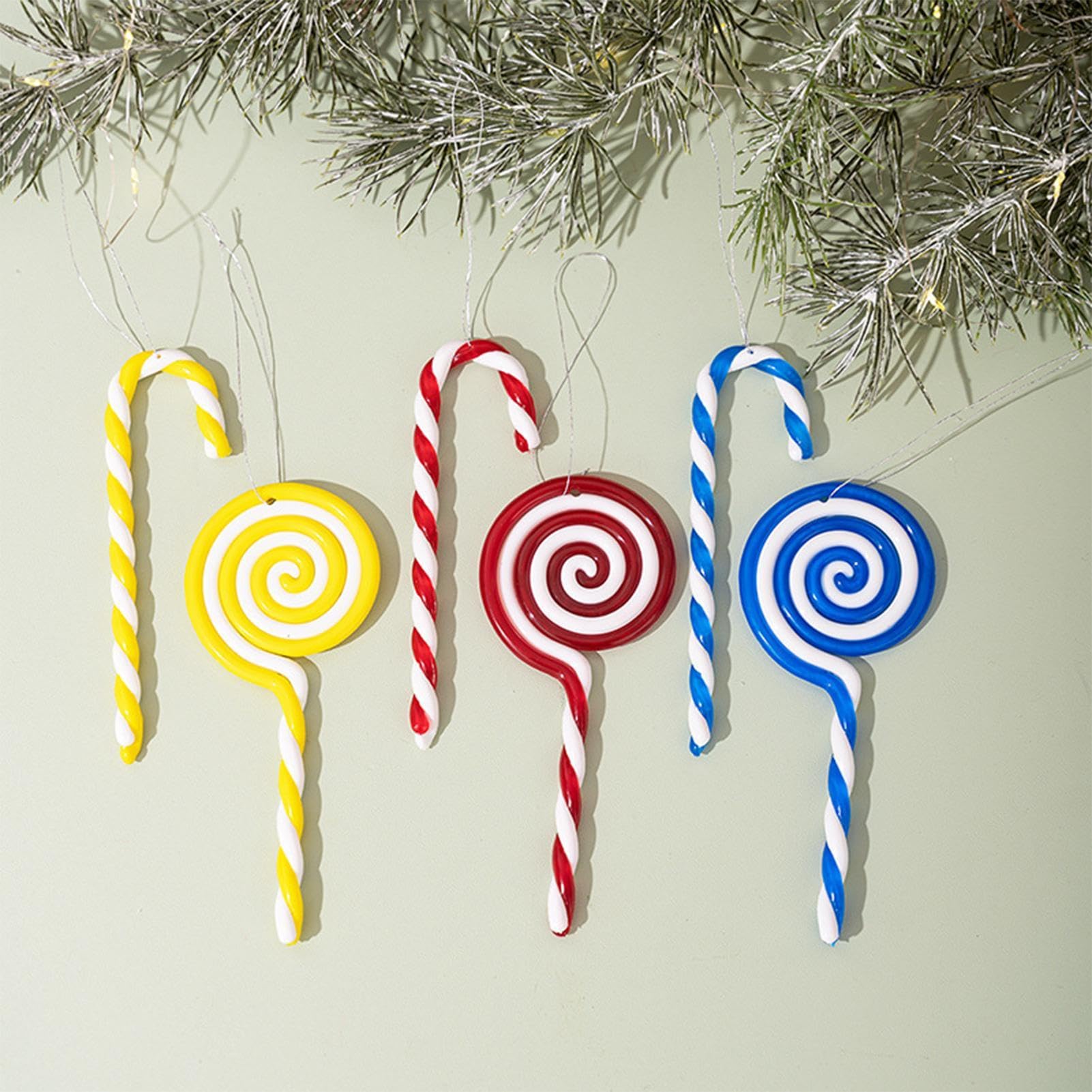 Amazon.co.jp: クリスマスツリー用キャンディケーン、6Xクリエイティブ