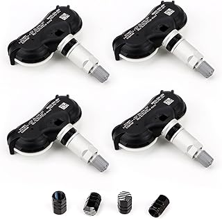 tuhaowa TPMS Tire Pressure Sensor Compatible with Honda Acura Pre-Programmed 315MHz Replace# 06421-S3V-A04 42753-SHJ-A53 06421-S9V-A03 06421-S9V-A04 (4 Free Metal Caps 4 Pcs)
