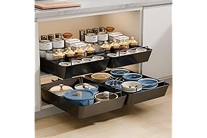 Pull Out Drawers for Cabinets - Peel and Stick