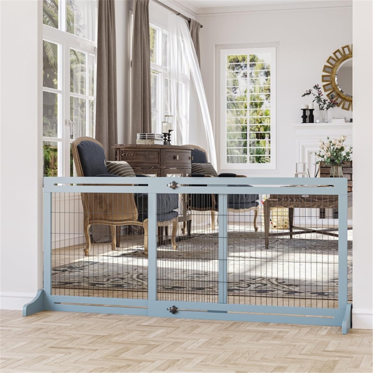 Pet and Toddler Gate Indoor Adjustable Gate Barrier 41