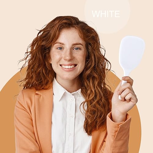 Miniatura 7 de Hicarer 16 piezas de espejo de mano con mango de plástico a granel compacto de viaje maquillaje cosmético espejo de mano portátil para camping,