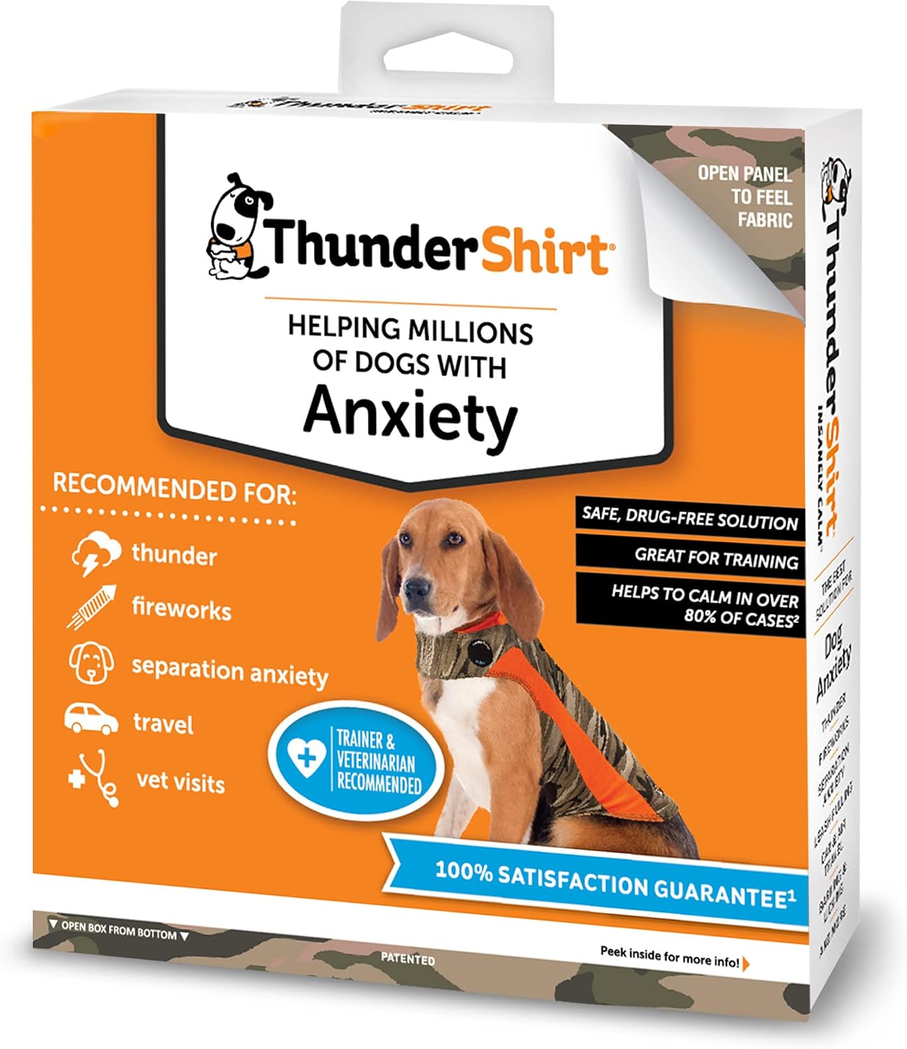 ThunderShirt for Dogs X Large, Camo Polo - Dog Anxiety Vest, XL - Image 3