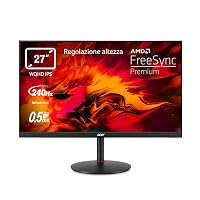 Acer Nitro XV272UW2bmiiprfx Monitor Gaming 27" WQHD IPS 240 Hz