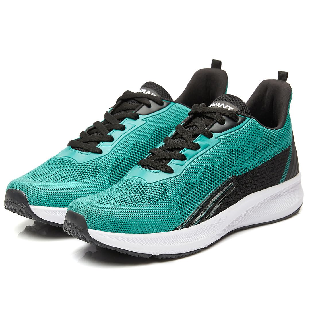 AVANT UltraBoom - Tenis de correr y entrenamiento para hombre, suela de goma 100% pura, plantilla de goma EVA natural, malla superior de punto transpirable, agarre mejorado para baja abrasión,
