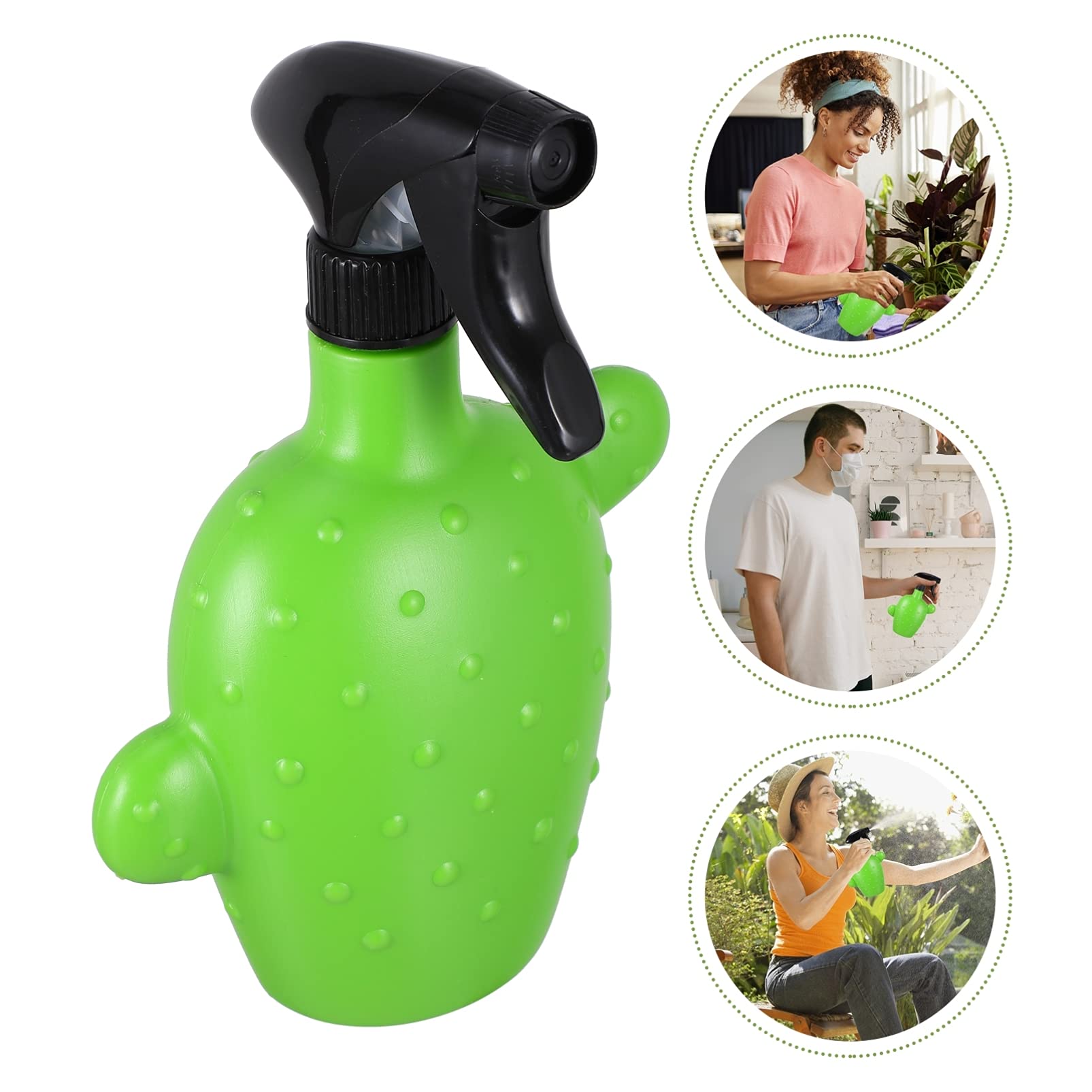 Konewka, Plant Mister Water butelka ze spryskiwaczem do roślin, doniczka do podlewania roślin, konewka ogrodowa, butelka ze spryskiwaczem: wielokrotnego napełniania(Greenx3pcs)
