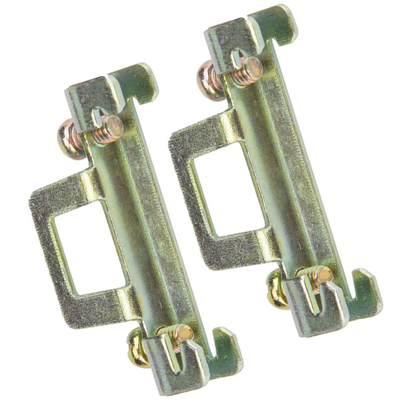 10 Sztuk 35 mm Metalowa Szyna DIN, Stała Śruba Zaciskowa, Typ Klips Mocujący do Przekaźników i Urządzeń Elektrycznych (Model Metalowy 11)