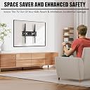 Caprigo Heavy-Duty TV Wall Mount for 26 to 55 Inch TV’s, Universal Fixed TV Mounting Bracket Wall Stand (M463) gallery image