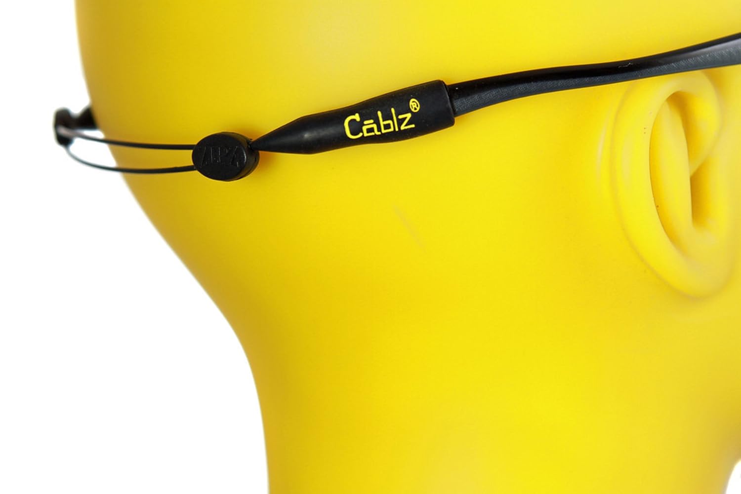 Cablz Zipz Adjustable Xtremz Retainer Sunglasses Holder, Black
