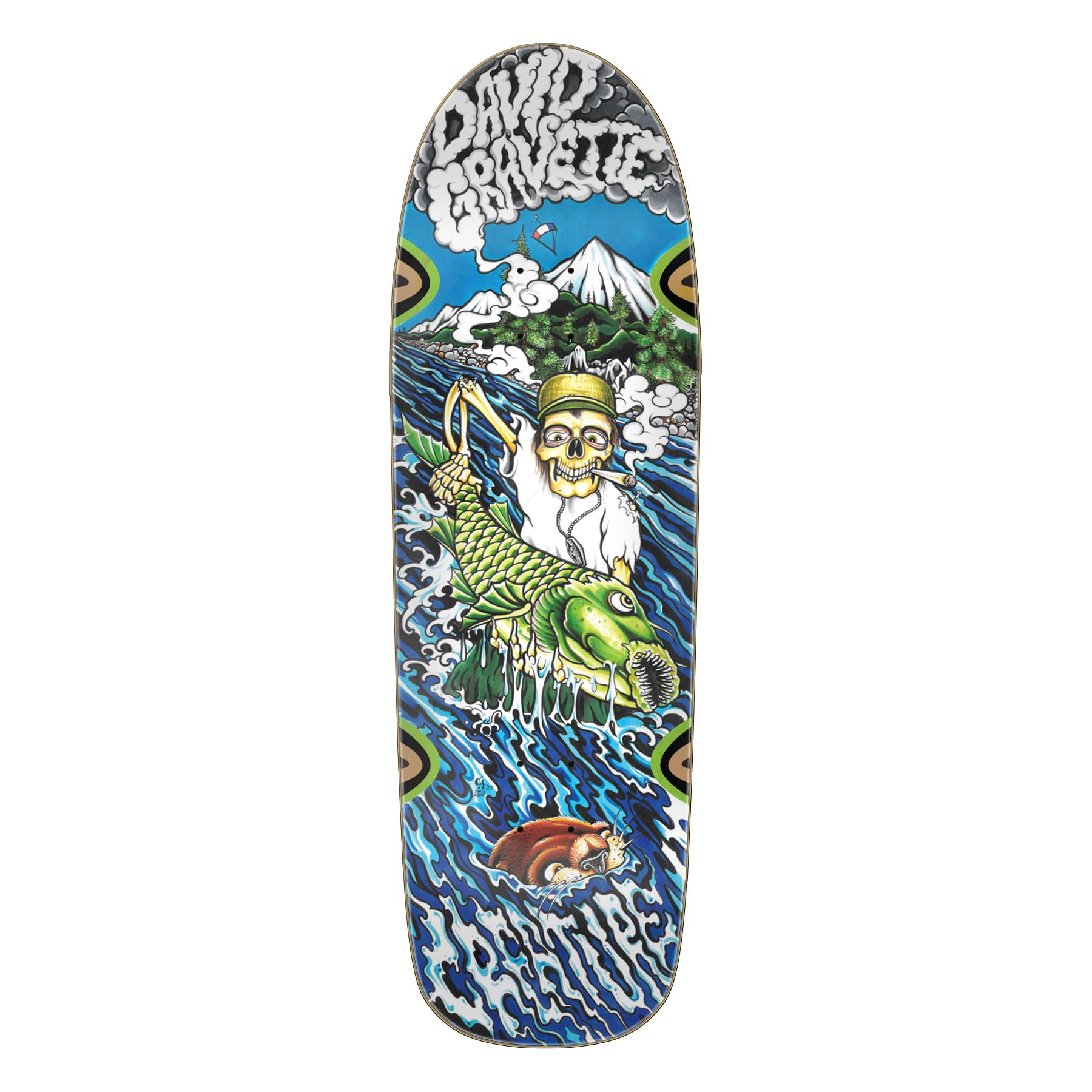 Creature Gravette Hippie Falls Pro - Tablas de skate (22,86 x 80,47 cm)