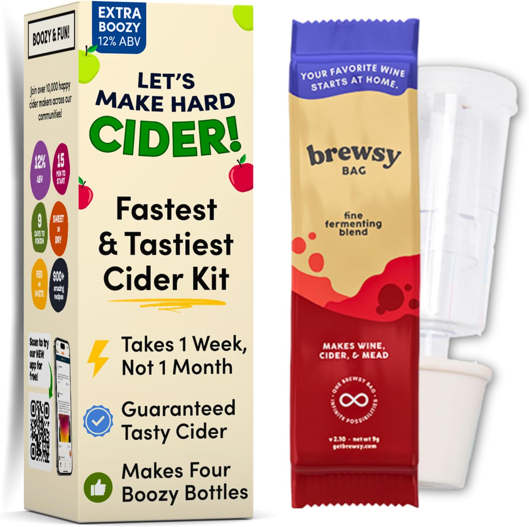 ABC Crafted Series Cider Making Kit Hard Cider Making