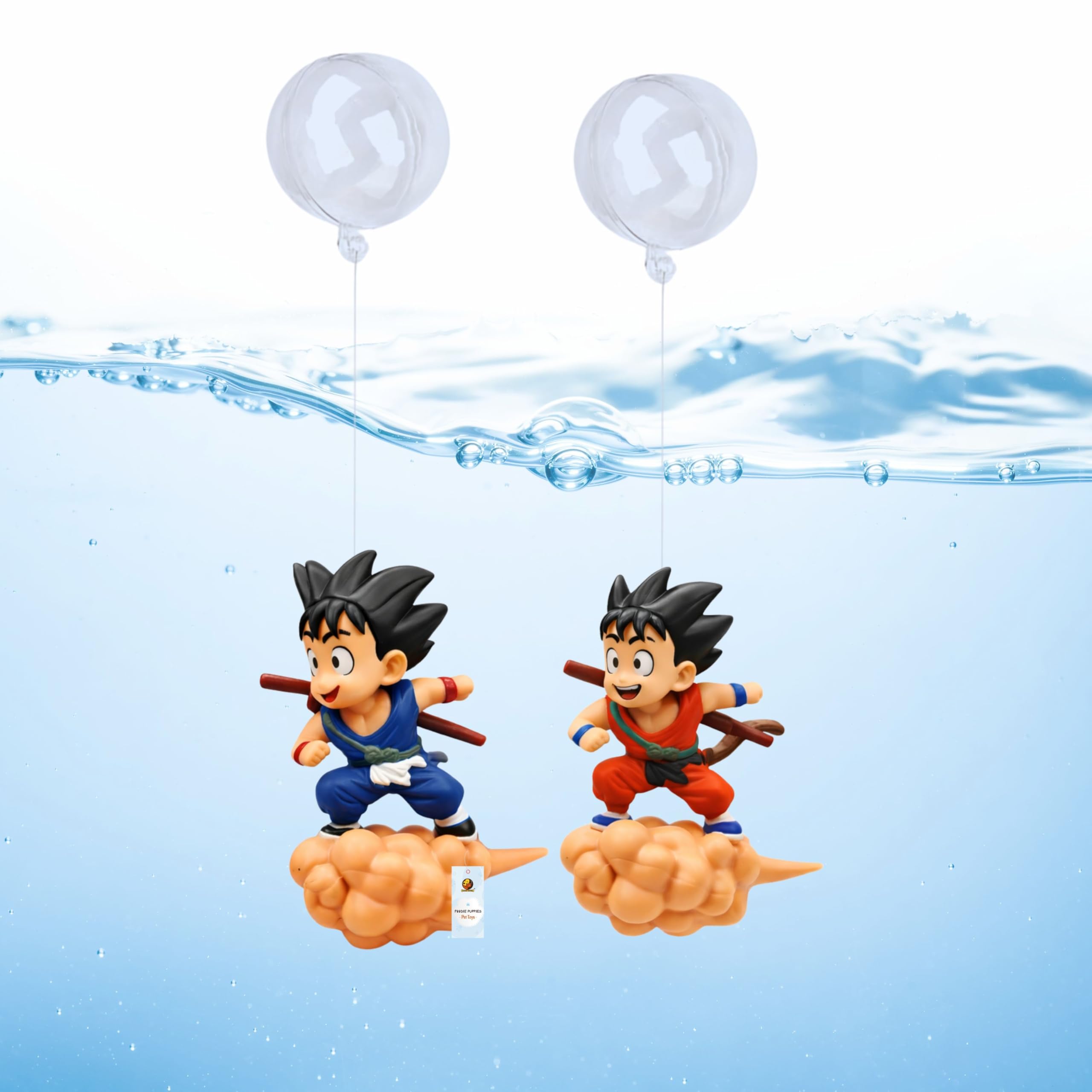 Foodie Puppies 2pcs Aquarium Resin Cute Diver Combo of Cute Little Diver Decoration for Home Office, Creative Fish Tank Accessories, Decorations, Marine Landscaping