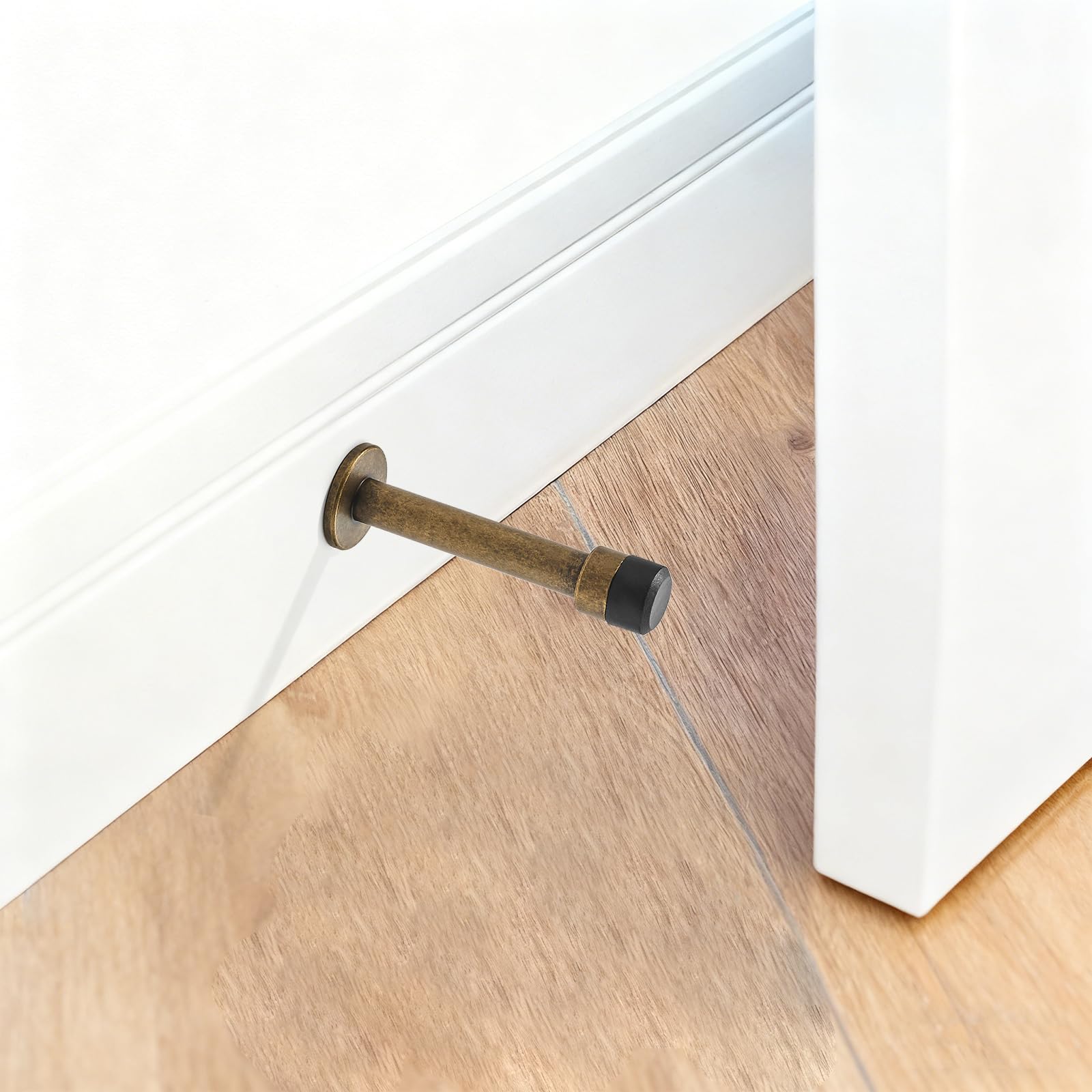 KHTUMEWARE-DS367 Antique Brass Door Stops 2-Pack in Antique Brass — KHTUMEWARE