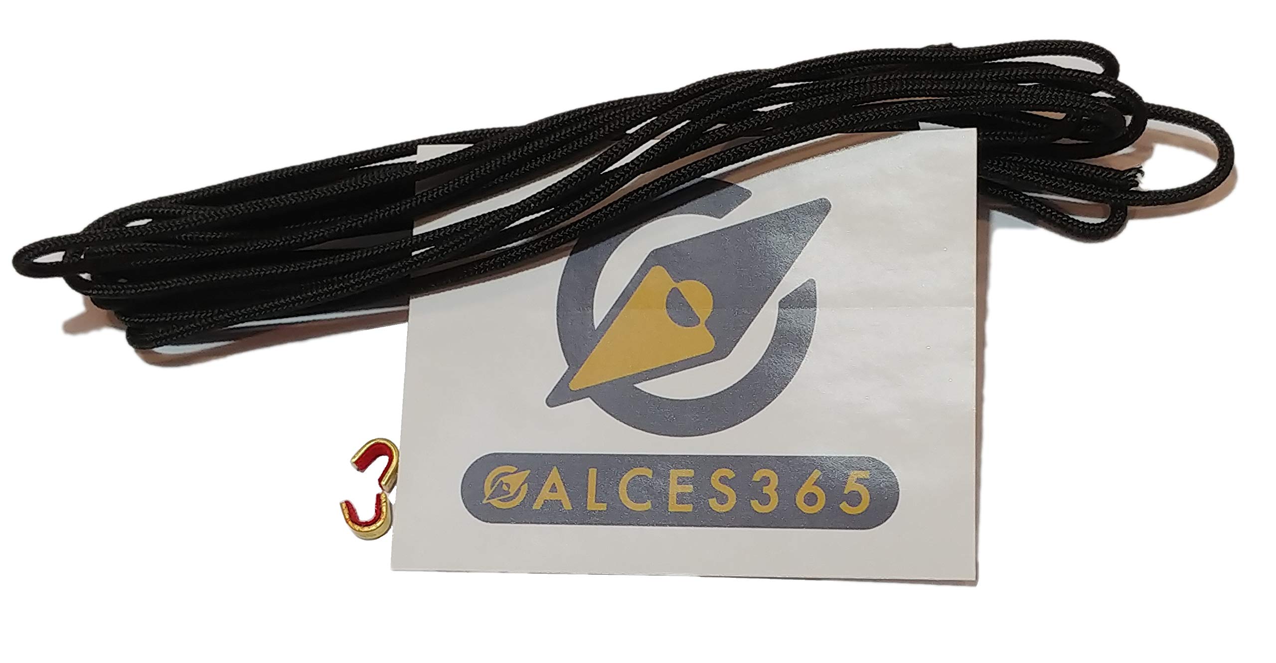 Calces365 Release Nock Archery Compound Bow D-Loop Durable Wire with 2 Nock Points Decal
