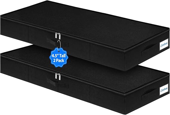 Under Bed Storage Containers, Under Bed Storage, Below 4 Inches High Underbed Storage Containers Low Profile