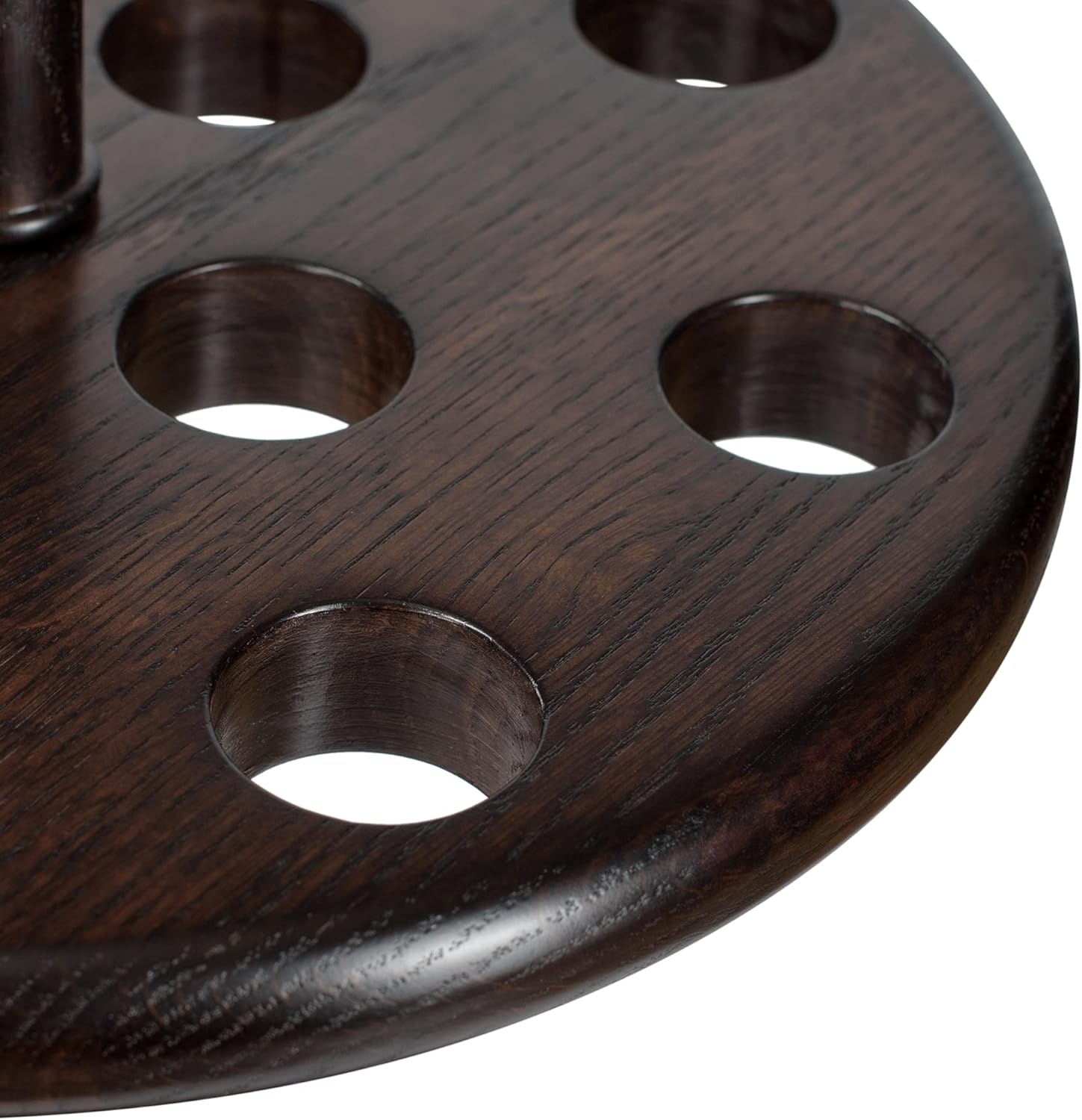 Asterom Handmade Wooden Stand for Walking Sticks & Umbrellas - Stylish Display Cane Stand Holder for Entryway (Walnut Color)