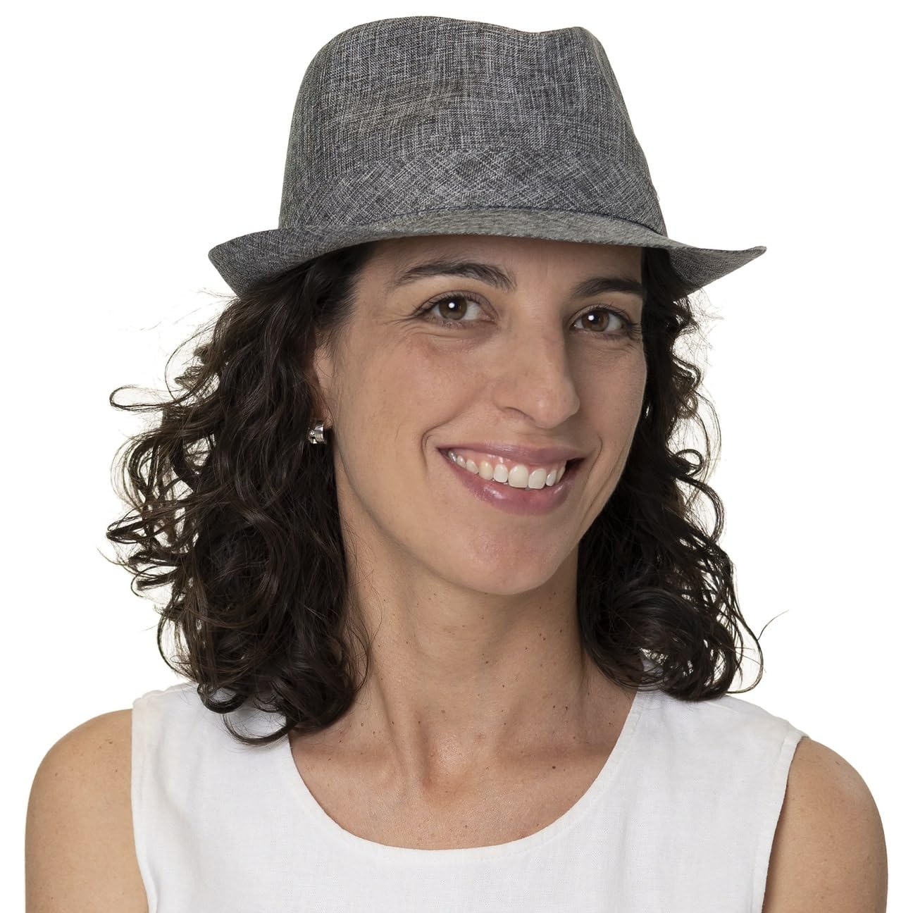 LIPODO Classic Melange Trilby Cappello Screziato Multicolore Unisex Primavera Estate