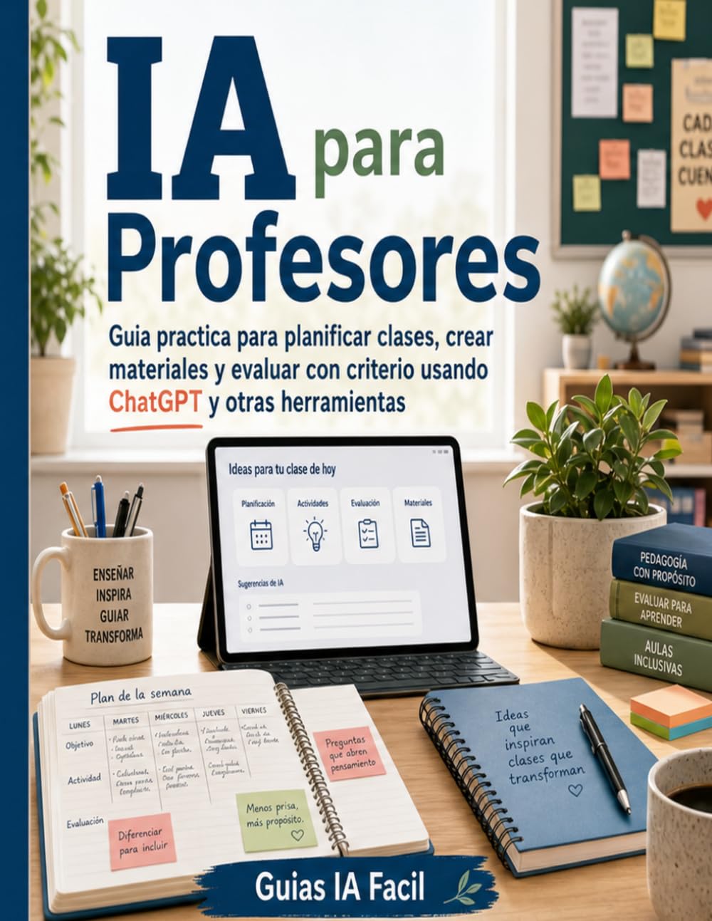 IA para Profesores: Guia practica para planificar clases, crear materiales y evaluar con criterio usando ChatGPT y otras herramientas