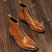 Vista 3 de Botas Oxford casuales para hombre, botas de vestir Chukka para hombre