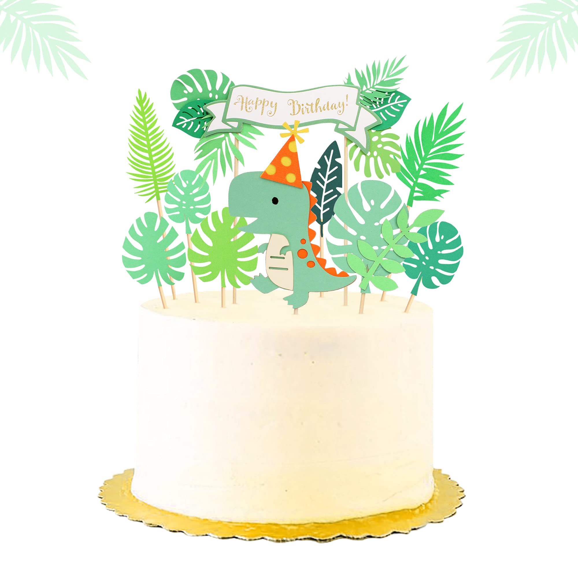 JURASSIC PARK DINOSAUR Birthday Cake Topper And Cake Toppers Party Decorations £6.24 - UK